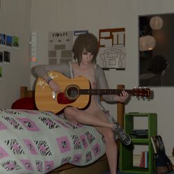 casual casual_nudity guitar life_is_strange max_caulfield