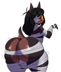 alternate_version_available anthro big_ass big_ass_(male) big_balls big_bulge big_penis big_thighs black_hair black_nose bulge canid canine canis doberman dobermann domestic_dog femboy femboy_focus femboy_only huge_ass hung_femboy hung_trap looking_at_viewer lucas_(sssonic2) male male_focus male_only mammal one_eye_covered open_mouth prick_ears red_eyes solo solo_focus solo_male sssonic2 teapot_(body_type) thick_thighs trap undead wide_hips yellow_sclera