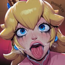 ai ai_assisted ai_generated blonde_female blonde_hair blue_eyes mario_(series) princess_peach repartz