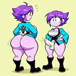 1futa 1girls ai_generated ass ass big_ass big_breasts big_butt breasts erection erection_under_clothes erection_under_loincloth freedom_planet freedom_planet_2 fundoshi fundoshi_futanari fundoshilover101 futanari galaxytrail happi_(clothing) huge_ass huge_butt loincloth sarashi valbun_style