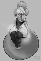 :3 ass ass_bigger_than_head ass_cleavage ass_crack ass_focus ass_visible_through_thighs bubble burbuja_(magmarl) butt_crack butt_focus feet grayscale huge_ass huge_butt huge_thighs hyper_ass hyper_butt hyper_thighs leotard magmarl massive_ass massive_butt massive_thighs red_eyes sitting sitting_on_ball smug smug_face steam steamy sweat sweaty sweaty_body sweaty_feet sweaty_legs sweaty_thighs thick thick_ass thick_butt thick_hips thick_legs thick_thighs thighs thighs_bigger_than_head thighs_bigger_than_torso toeless_legwear toeless_stockings toeless_thigh_highs toes