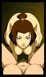 2girls ai_generated areolae avatar_legends avatar_the_last_airbender azula big_breasts bonnieaiart breasts female/female female_pov imminent_oral nickelodeon nicktoons nipples nude nude_female pov solo solo_female suki tagme yuri