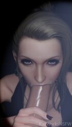 3d 3d_(artwork) 3d_background 3d_model 3d_render 8k blowjob blowjob_face clothed cock dick final_fantasy final_fantasy_vii final_fantasy_vii_remake hi_res highres kazworksnsfw licking licking_penis looking_at_viewer milf mommy naked penis penis_in_mouth scarlet_(ffvii) snapchat square_enix