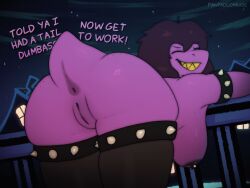 2d 2d_animation animated anus arm_bands big_breasts breasts deltarune female hanging_breasts pawpadcomrade pierced_nipples practically_nude purple_body pussy scalie shaking_ass shaking_butt solo solo_female susie_(deltarune) swaying swaying_hips tagme thighhighs vagina