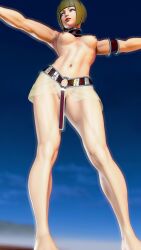3d areolae athletic athletic_female black_hair bob_cut busty egyptian egyptian_female female female_focus female_only hourglass_figure menat_(street_fighter) nipples nudity pale-skinned_female pale_skin revealing_clothes see-through see-through_clothing sf_screenshot short_hair skimpy skimpy_clothes street_fighter street_fighter_v tagme wide_hips