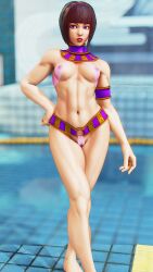 3d areolae athletic athletic_female black_hair bob_cut breasts busty cameltoe egyptian egyptian_female female female_focus female_only hourglass_figure light-skinned_female light_skin menat_(street_fighter) nipples nudity pale-skinned_female pale_skin revealing_clothes see-through see-through_clothing sf_screenshot short_hair skimpy skimpy_clothes street_fighter street_fighter_v tagme wide_hips