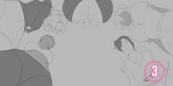 1girls 4ny_studio ai_generated animated anime breasts copyright_request erect_nipples female female_only gamer_girl getting_inside green_eyes green_hair hand_on_desk headphones_only hisato_azuma human human_female indoors light-skinned_female light_skin looking_at_viewer male pink_nipples solo solo_female suggestive suggestive_gesture