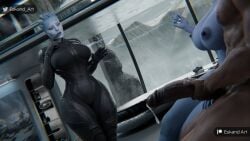 1boy 2girls 3d alien alien_girl alien_humanoid asari big_ass big_breasts bioware blue-skinned_female blue_body blue_skin bottom_heavy breasts bust busty chest curvaceous curvy curvy_figure dark-skinned_male dark_skin electronic_arts female hair_tentacles hips hourglass_figure huge_ass huge_breasts humanoid large_ass large_breasts legs liara_t'soni male male/female mass_effect mature mature_female morinth slim_waist tentacle_hair thick thick_hips thick_legs thick_thighs thighs top_heavy voluptuous waist wide_hips wide_thighs