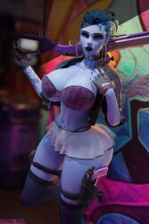 1girls 3d activision amelie_lacroix big_ass big_breasts big_thighs blizzard_entertainment blue-skinned_female blue_body blue_skin breasts bust busty chest curvaceous curvy curvy_figure fat_ass female hips hourglass_figure huge_ass huge_breasts huge_thighs large_ass large_breasts large_thighs legs mature mature_female overwatch overwatch_2 slim_waist thick thick_ass thick_hips thick_legs thick_thighs thighs voluptuous waist wide_ass wide_hips wide_thighs widowmaker