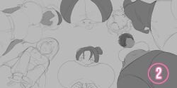 1girls 4ny_studio ai_generated animated anime breasts copyright_request erect_nipples female female_only gamer_girl getting_inside green_eyes green_hair hand_on_desk headphones_only hisato_azuma human human_female indoors light-skinned_female light_skin looking_at_viewer male pink_nipples solo solo_female suggestive suggestive_gesture