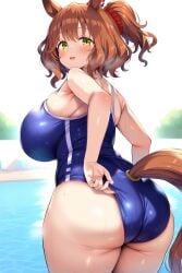 1girls ai_generated animal_ears anthropomorphization artist_request aston_machan_(umamusume) eyes female hair legs skin tagme umamusume umamusume_pretty_derby young