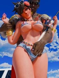 4k about_to_have_sex blender blender_(software) blender_cycles boat condom condom_wrapper fishing fishing_rod fuckingtracer game_character grabbing grabbing_arm grabbing_from_behind grope groping groping_crotch groping_from_behind groping_through_clothes micro_bikini micro_jeans micro_shorts microshorts muscular muscular_arms muscular_male overwatch overwatch_2 red_swim_trunks red_swimming_trunks sexual_harassment sunglasses sunglasses_on_head sweat sweating sweaty sweaty_body sweaty_breasts swimshorts tagme tanline tanlines tanned tanned_body tanned_female tanned_girl tanned_male tanned_skin tattoo tattoo_on_arm tattoo_on_chest tattooed_arm tattoos touching_breast touching_nipples tracer union_jack union_jack_bikini yacht