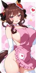 1girls ai_generated animal_ears anthropomorphization artist_request eyes female gentildonna_(umamusume) hair legs skin tagme umamusume umamusume_pretty_derby young