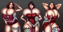 3boys 3girls alternate_breast_size arms_up big_breasts breasts brown_hair celebrity cleavage condom_balloon condom_belt condom_packet_strip dress dress_lift emiru exposed_pussy extraemily female fingering groping groping_breasts groping_from_behind hands_on_hips huge_breasts huge_thighs large_breasts larger_female looking_at_viewer male massive_breasts midriff_showing mugm8 pillow_shading pokimane pussy pussy_peek rajangnsfw real_person revealing_clothes size_difference smaller_male smile smiling_at_viewer streamer thick_ass thick_thighs twitch unaware used_condom used_condoms voluptuous wardrobe_malfunction wide_hips wip