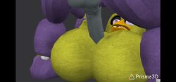 animatronic ass bonnie_(fnaf) chica_(fnaf) five_nights_at_freddy's fnaf mating_press penis prisma3d sex squidwardsfm watermark