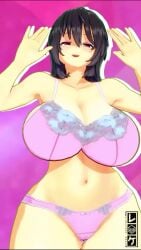 aiko_(my_mom_is_a_hot_succubus) dancing huge_breasts locke3k-koi milf series:my_mom_is_a_hot_succubus tagme underwear video wide_hips