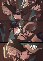 1girls animal_ears anus areolae ass blue_eyes breasts cat_ears cat_hood cat_tail catgirl cipher_(honkai:_star_rail) cum cum_in_mouth cum_inside dark-skinned_male dark_skin double_penetration female female_focus gangbang grey_hair group group_sex handjob hi_res highres honkai:_star_rail honkai_(series) light-skinned_female light_skin male multiple_boys multiple_views nipples nude oral oral_penetration oral_sex penetration penis pussy shaved_pussy thighs uncensored vaginal_penetration vaginal_sex yamomo yamomono