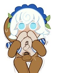 1femboy 2boys anal anal_sex anonymous_male balls bar_censor blush censored character_request cookie_run copyright_request flustered full_nelson full_nelson_(legs_held) functionally_nude_male hands_over_mouth headwear kuwoesque maid maid_headdress male/male male_on_femboy male_on_male motion_blur motion_lines penis sex stockings striped_legwear sweat sweaty_body tagme_(character) yaoi