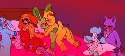 3boys4girls 4boys 4boys4girls 4girls 4girls3boys 4girls4boys anthro anthro_on_anthro anthro_only ass ass_focus bear big_breasts bisexual blush blush_lines bobby_bearhug breasts bubba_bubbaphant bunny canine canine catnap catnap_(poppy_playtime) chicken crafty_corn craftycorn critters_(poppy_playtime) cyan_body cyan_fur cyan_hair cyan_penis cyan_skin cyan_tail dark_pink_background dogday dogday_(poppy_playtime) doggy domestic domestic_cat domestic_dog domestic_pig domestic_rabbit elephant feet_on_face feline feline female female/female furry_only gallus gallus_(genus) green_background green_body green_fur green_skin head_between_breasts hoppy_hopscotch hoppy_hopscotch_(poppy_playtime) hugging kickinchicken kickinchicken_(poppy_playtime) kissing kissing_while_hugging male male/female masturbation mythology no_humans nsfwbanana0 orange_body orange_fur orange_skin orgy orgy_sex penis penis_in_pussy penis_out picky_piggy_(poppy_playtime) pickypiggy pig pink_background pink_belly pink_body pink_fur pink_skin poppy_playtime poppy_playtime_(chapter_3) purple_fur purple_skin rabbit red_body red_fur red_skin red_smoke sex sex_on_bed simple_background simple_shading smiling_critters straight sucking sucking_penis tagme tail trunk trunk_(anatomy) unicorn unicorn_horn white_body white_fur white_skin yellow_body yellow_fur yellow_skin