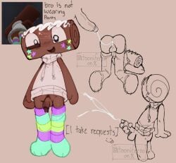 anal arched_back arching_back cosmo_(dandy's_world) cum cum_in_ass cum_inside dandy's_world dandys_world dick ejaculation erection femboy male masturbation penis_in_ass penis_out roblox roblox_game shy socks solo solo_male