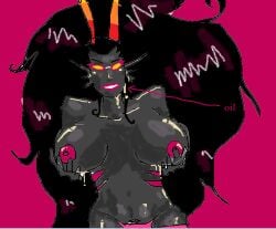 awesome boob breasts her_imperious_condescension homestuck homestuck_troll oil oiled the_condesce