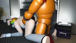 anthro bear breasts doggy_style duo female five_nights_at_freddy's five_nights_at_freddy's:_security_breach from_behind_position glamrock_freddy glamrock_freddy_(fnaf) hair hi_res lagomorph leporid male male/female married_couple moan multicolored_hair nipples penetration pussy rabbit rainbow_hair scott_cawthon scottgames sex steel_wool_studios vaginal_penetration valeferry_official vulva