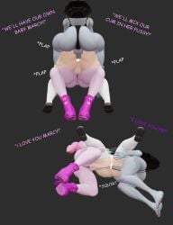 3d adventure_time ass dress fat_ass female fionna_and_cake fionna_campbell fionna_the_human_girl futa_on_female futadom futanari heperson marceline marceline_the_vampire_queen princess_bubblegum skirt thick thick_ass thick_thighs thighhighs thighs threesome yuri