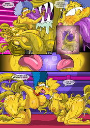 aged_up alien anal anal_sex big_breasts blush breasts comic dialog double_penetration english_text erection female human incest kang kissing kodos kogeikun lisa_simpson marge_simpson milf mother open_mouth oral oral_sex parent penetration penis selma_bouvier sex slime tentacle text the_simpsons the_simpsons_into_the_multiverse_#1 tongue tongue_out vaginal_penetration yuri