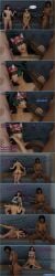 3d big_penis comic d.va kiriko_(overwatch) overwatch overwatch_2 pharah premature_ejaculation premature_ejaculation_shaming small_penis small_penis_adoration small_penis_futa throwingblue