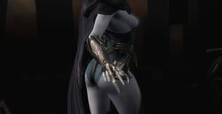 3d ass ass_focus b0t clothed dc dc_comics injustice:_gods_among_us rachel_roth raven_(dc) raven_(injustice) tagme teen_titans