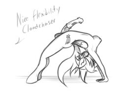 1futa 2014 anthro anthrofied balls breasts cloud_chaser_(mlp) cutie_mark dickgirl ep777 equine flexible friendship_is_magic futanari horse intersex my_little_pony pegasus penis pony sketch solo wings