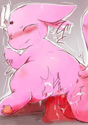 4_toes anus ass azuma_minatsu barefoot blush canine cum cum_in_pussy cum_inside cum_on_ass cum_on_penis eeveelution erection espeon female fingering fur grey_background japanese japanese_text looking_back male nintendo nude pawpads paws penetration penis plain_background pokemon presenting presenting_hindquarters pussy raised_leg shadow straight sweat text vaginal_penetration video_games