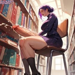 ai_generated big_cocks big_penis cum cumming dickgirl djxcarline futanari gigantic_cocks huge_cock huge_dicks library sperm trap