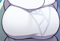 ai_generated alternate_breast_size breast_focus breasts close-up female large_breasts mature_female melony_(pokemon) milf mullon novelai pokemon pokemon_(anime) pokemon_(game) pokemon_ss solo solo_focus top_heavy