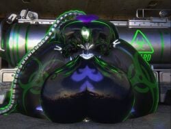 bbw big_ass bubble_butt female huge_ass inflation overweight qzk_forte saryn_(warframe) tagme thick_thighs warframe weight_gain wide_hips