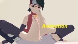 barefoot feet foot_fetish footjob giantess mmd sarada_uchiha