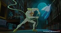 1boy accurate_art_style balls black_eyes blonde_hair blush djunderground123 embarrassed_nude_male fred_jones male male_only mystery_incorporated nipples on_model penis scooby-doo
