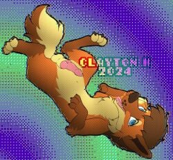 1:1 2024 animal_genitalia animal_penis artist_name ball_tuft balls bedroom_eyes belly belly_up blue_eyes breath brown_body brown_fur brown_hair canid canine canine_genitalia canine_penis canis cheek_tuft claws clayton_h colored digital_drawing_(artwork) digital_media_(artwork) dotted_background english_text erection facial_tuft feet feral fluffy fluffy_tail full-length_portrait fur fur_markings genitals hair ibispaint_(artwork) imminent_sex inviting inviting_to_sex knot knotted_penis legs_up looking_at_viewer lying male mammal maned_wolf markings narrowed_eyes navel nude nude_male on_back open_mouth orange_body orange_fur panting pattern_background paws penis pink_penis pixelated_background portrait presenting presenting_penis seductive shaded signature simple_background solo spread_legs spreading stippling tail teeth text tizzat_(tizzat1894) tongue tongue_out tuft tufted_fur upside-down wolf yellow_body yellow_fur