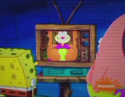 animated bikini female furry nickelodeon parody patrick_star peeing retro sandy_cheeks spanky15 spongebob_squarepants spongebob_squarepants_(character) squirrel tagme television urine video