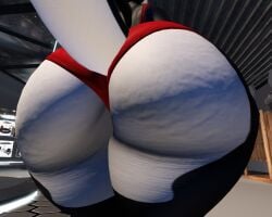 big_ass bubble_butt female ferialexonar furry huge_ass lingerie tagme thick_thighs wide_hips