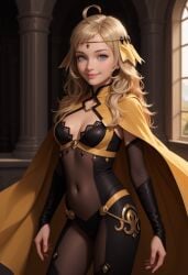 ai_generated angel_light angel_light_(artist) blonde_hair fire_emblem fire_emblem_fates ophelia_(fire_emblem) sorceress