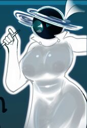 breasts ghost ghost_girl hat srrealleaf