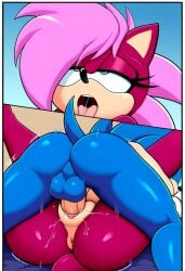 ai_generated ass blue_body breasts brother brother_and_sister brother_penetrating_sister incest incest_(lore) magenta_fur male/female mating_press mini_comic pink_hair sex sister sonia_the_hedgehog sonic_(series) sonic_the_hedgehog sonic_the_hedgehog_(series) sonic_underground straight vaginal vaginal_fluids vaginal_penetration veiny_penis