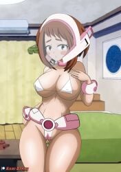 1girls boku_no_hero_academia female kami_otaku my_hero_academia ochako_uraraka solo solo_female tagme