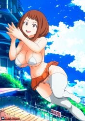 1girls boku_no_hero_academia female kami_otaku my_hero_academia ochako_uraraka solo solo_female tagme