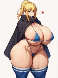 1female 1girl 1girls ai_generated bangs big_breasts big_hips bikini blonde blonde_female blonde_hair blue_bikini blue_eyes breasts breasts_bigger_than_head cameltoe curvaceous curvaceous_body curvaceous_female curvaceous_figure curvy curvy_body curvy_female curvy_figure darkness_(konosuba) female female_focus female_only gigantic_breasts hips hips_wider_than_shoulders huge_breasts huge_hips huge_thighs kono_subarashii_sekai_ni_shukufuku_wo! light_skin light_skin_female massive_breasts micro_bikini oatmealdood pale_skin pale_skin_female smile smiling sole_female solo solo_female solo_focus thick_breasts thick_thighs thigh_highs thighhighs thighs thighs_bigger_than_head twitter_link white_background