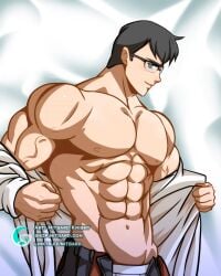 2dart bodypillow commission_art dakimakura fanart husbandomaterial mitgard-knight mitgardstore muscle_boy superman_(series)