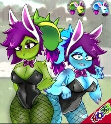 1girls big_ass big_breasts big_butt breasts breasts_focus bunny_costume bunny_ears bunnygirl bunnysuit dusk_lobber_(pvz) ear electronic_arts elemental_creature female female_focus female_only green_body humanoid legs light_blue_body plant plant_girl plant_humanoid plants_vs_zombies plants_vs_zombies_2:_it's_about_time popcap_games pvz pvz_2 rabbit_ears solo_female solo_focus wide_hips