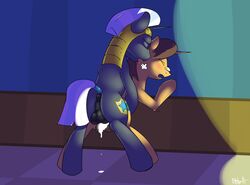 anal blush brushblush cum doctor_stable furry furry_only gay hospital male my_little_pony night royal_guard