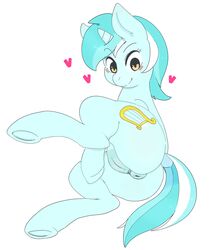 anus ass blush equine female feral friendship_is_magic hooves horse japananon lyra_heartstrings_(mlp) my_little_pony presenting puffy_anus pussy solo